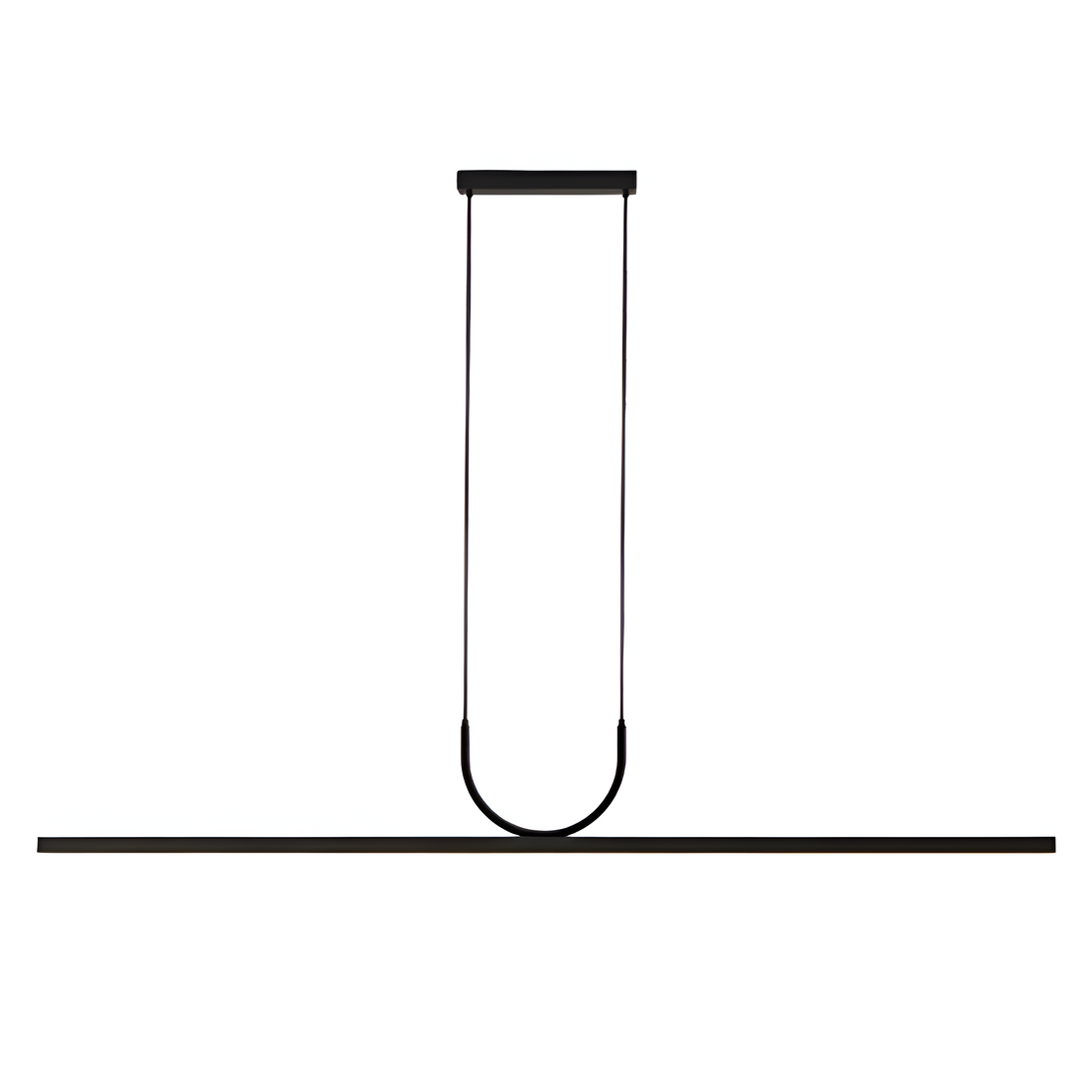 Minimalist Acrylic U-Shaped Linear LED Pendant Light