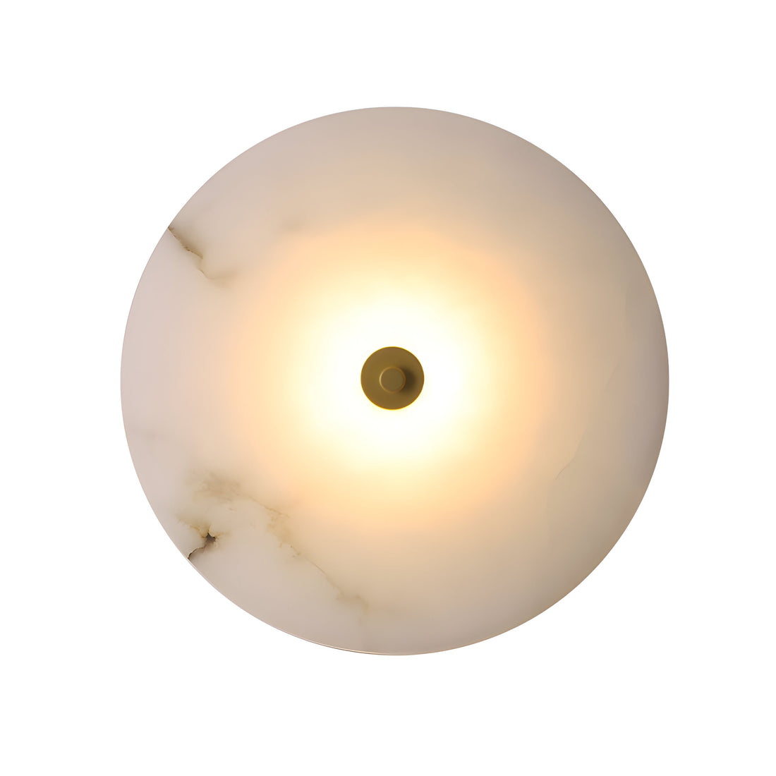 Modern Luxury Round Marble Alabaster Wall Light