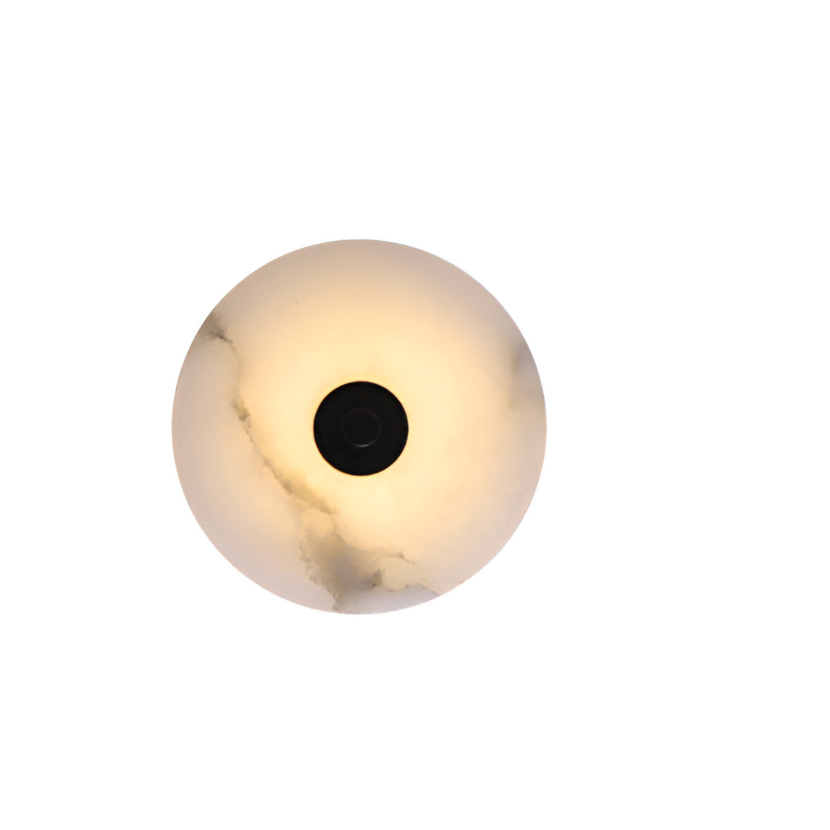 Modern Luxury Round Marble Alabaster Wall Lamp