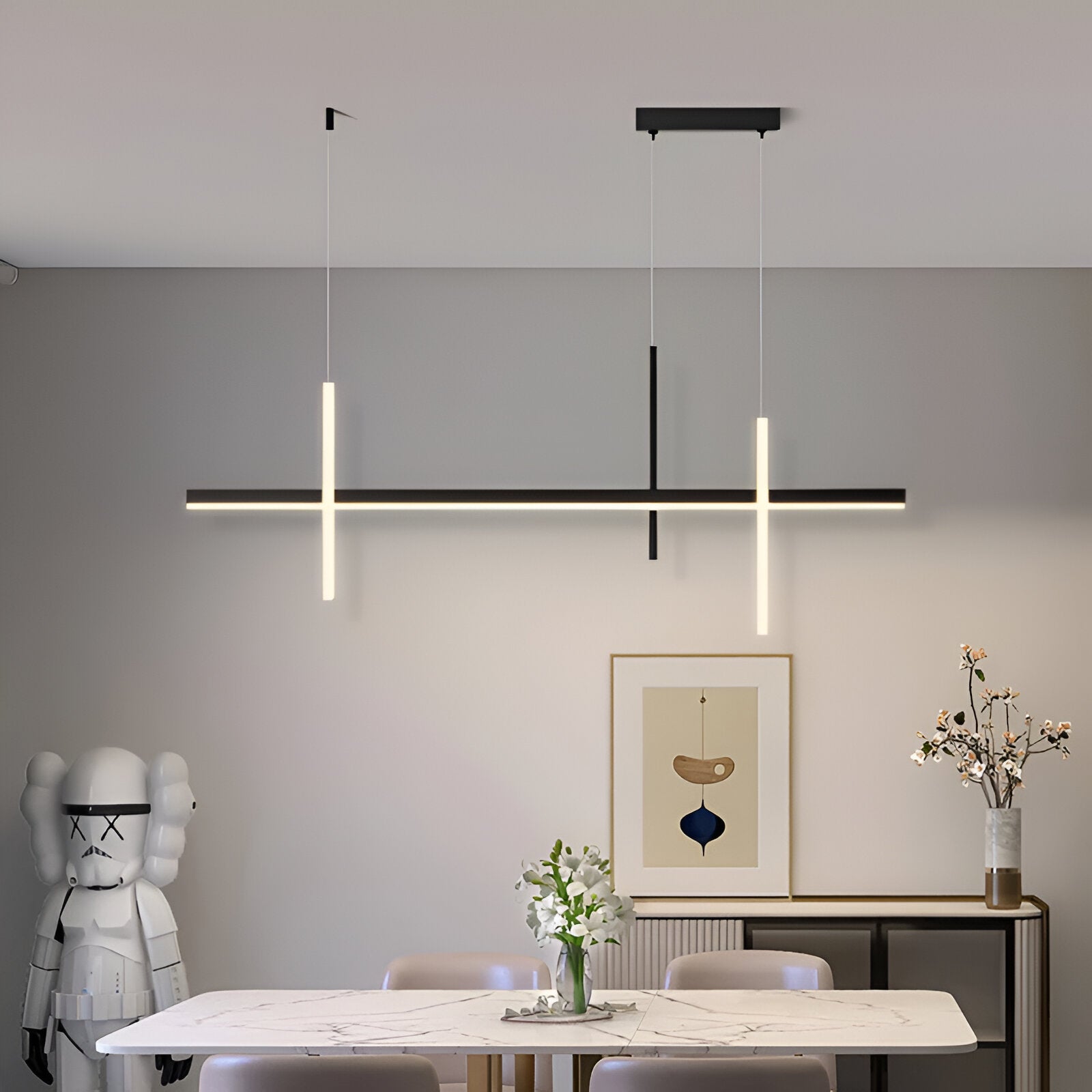 Modern Nordic Iron Moddy Pendant Light
