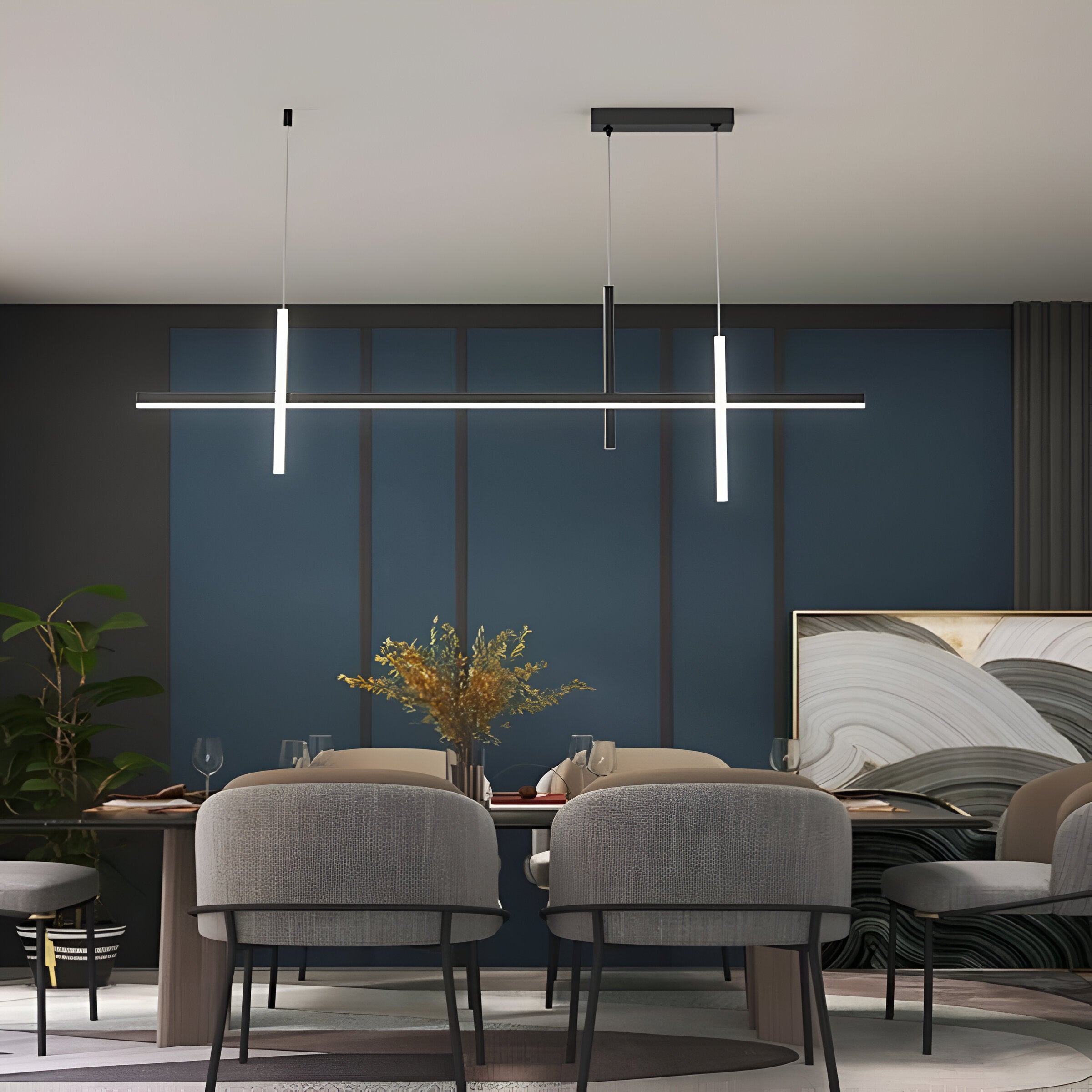 Modern Nordic Iron Moddy Pendant Light