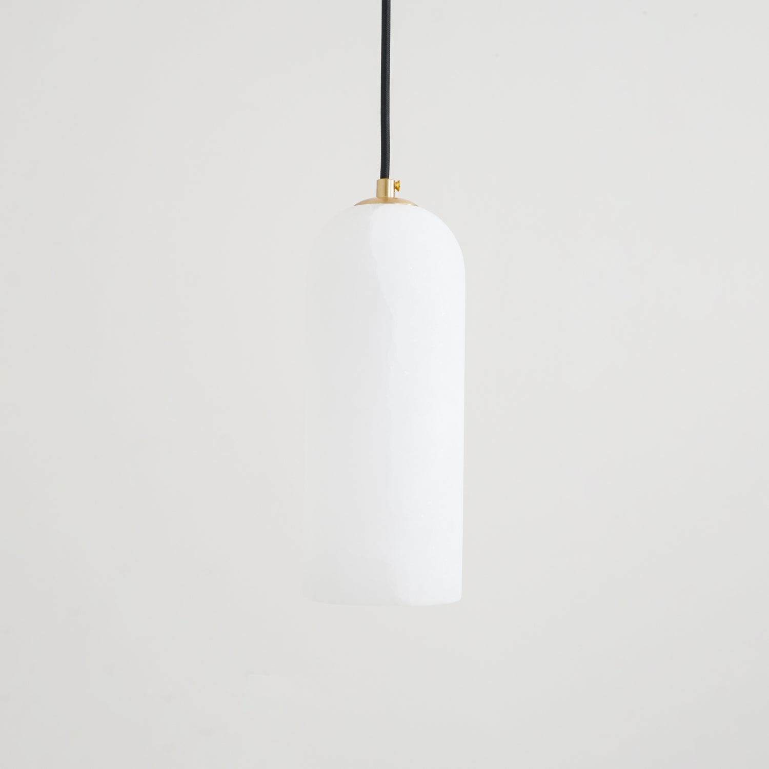 Mid-Century Alabaster Modern Monty Pendant Light