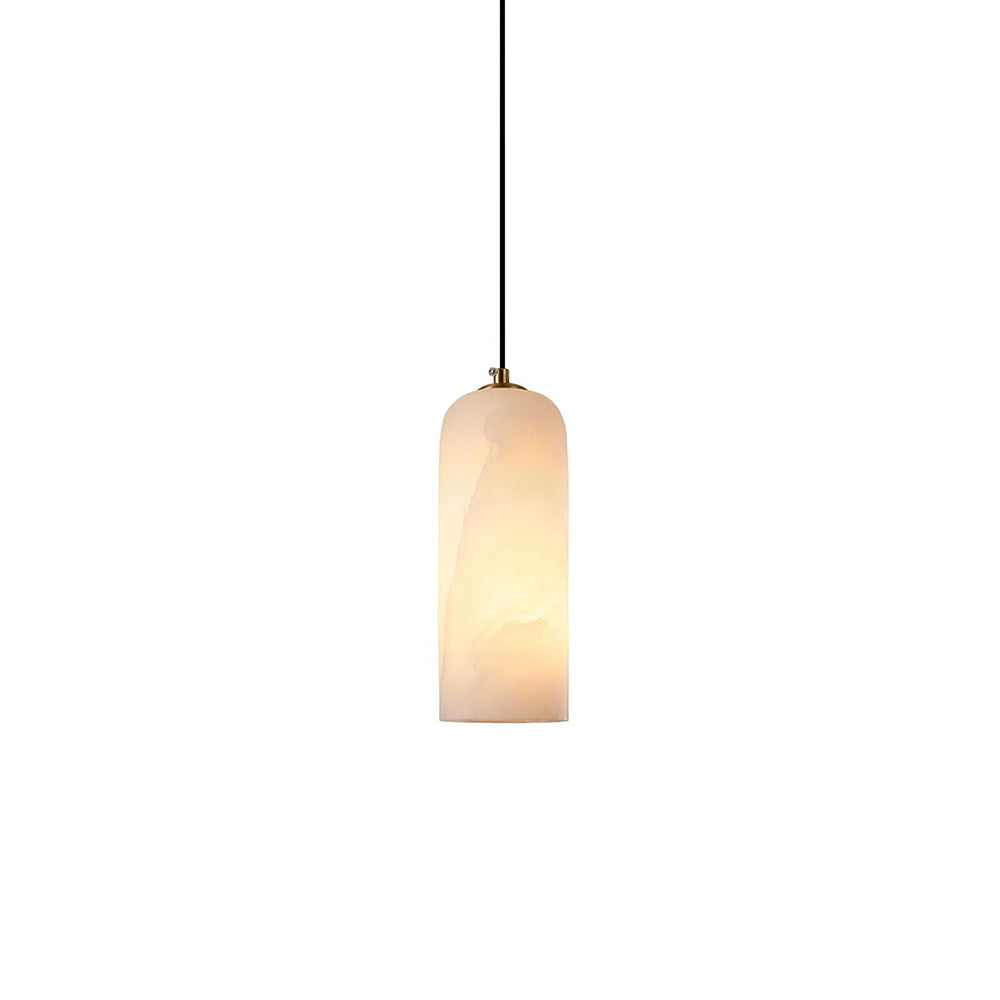 Mid-Century Alabaster Modern Monty Pendant Light