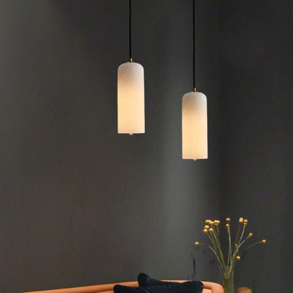 Mid-Century Alabaster Modern Monty Pendant Light