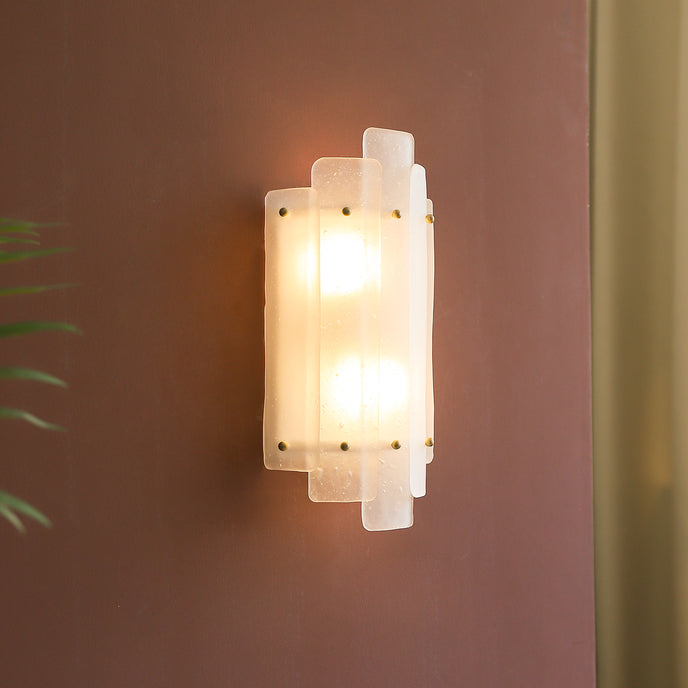 Freya Nordic Glass Wall Light