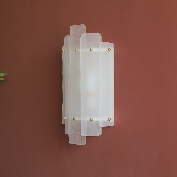 Freya Nordic Glass Wall Light
