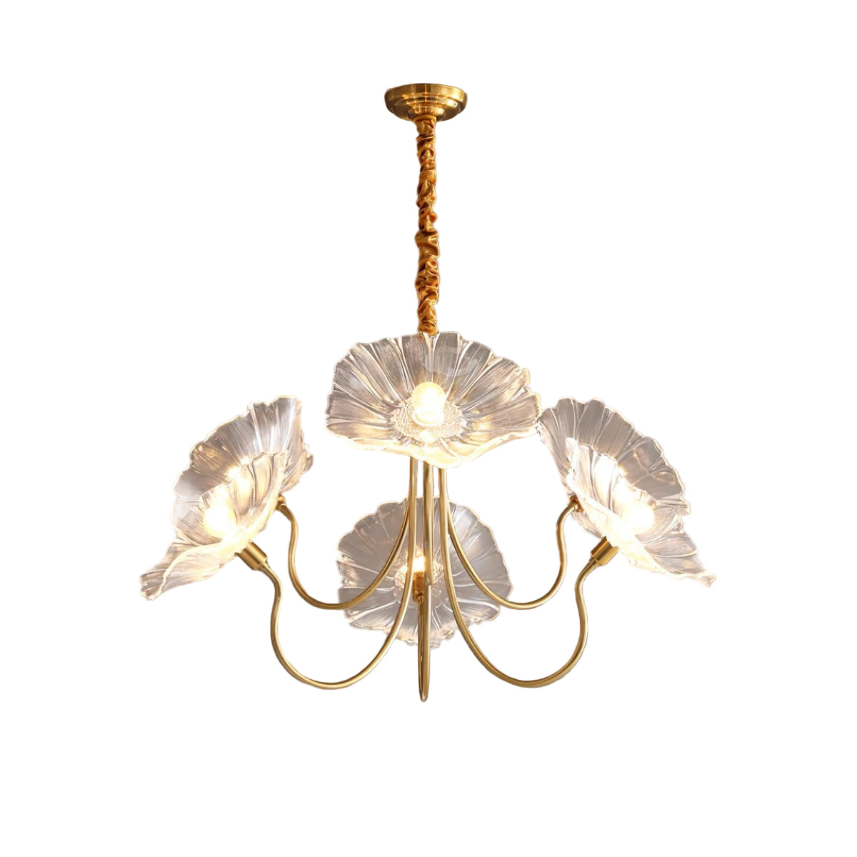 Blossom of Light Glass Chandelier