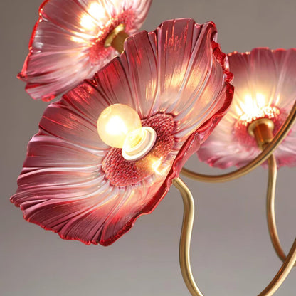 Blossom of Light Glass Chandelier