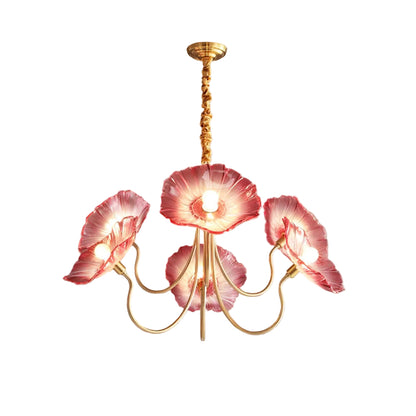 Blossom of Light Glass Chandelier