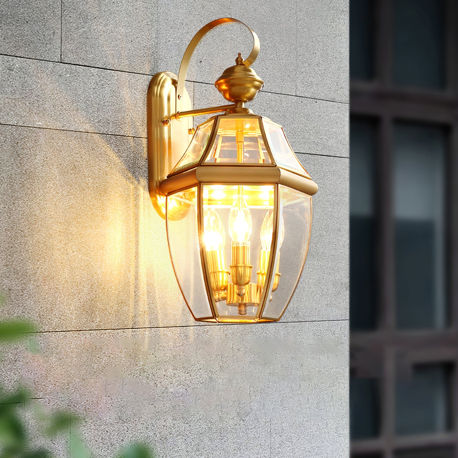 Retro Newbury IP65 Waterproof Outdoor Lantern Wall Light