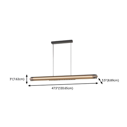 Nordic Acrylic Shade Modessa Linear Pendant Light