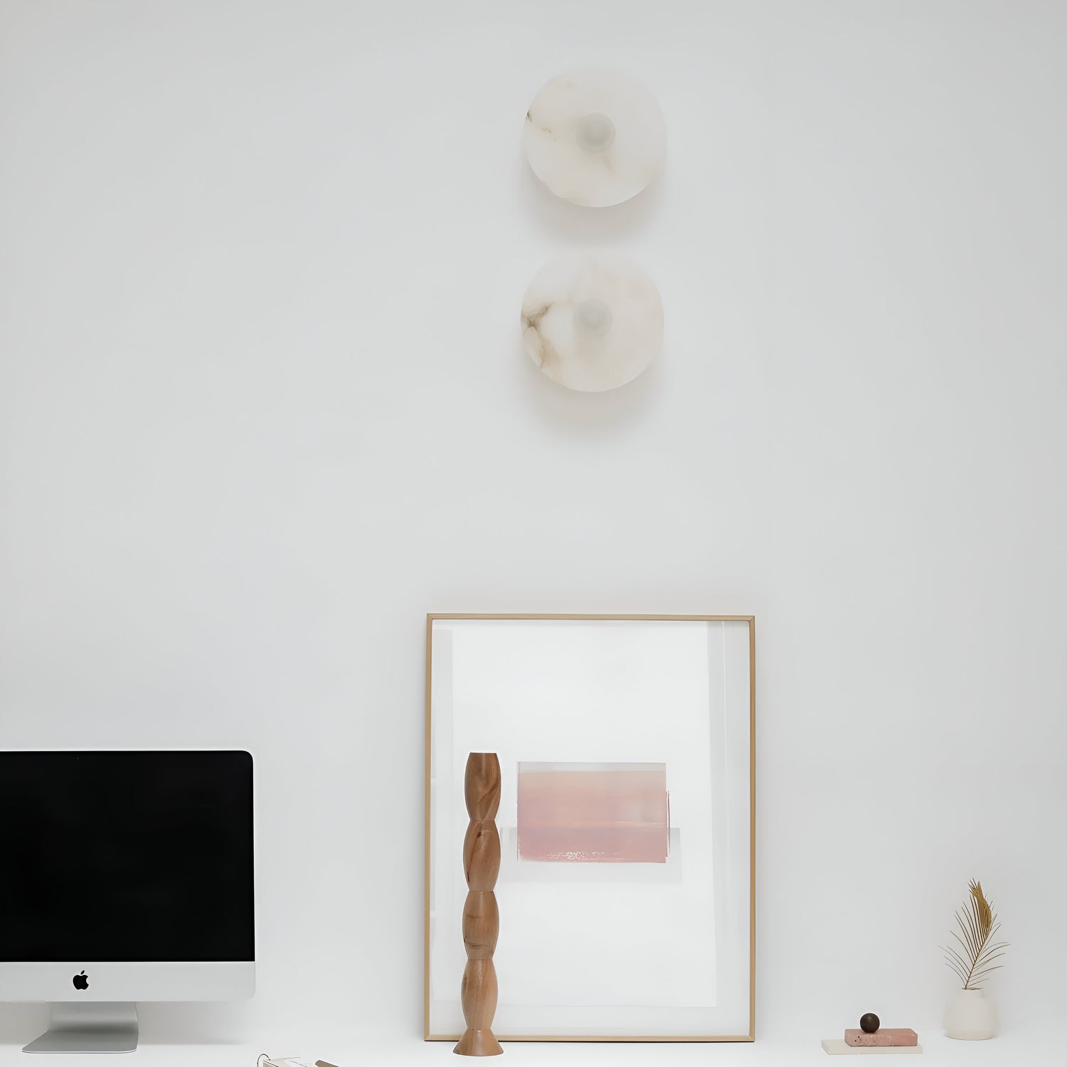 Nordic Alba Alabaster Wall Light