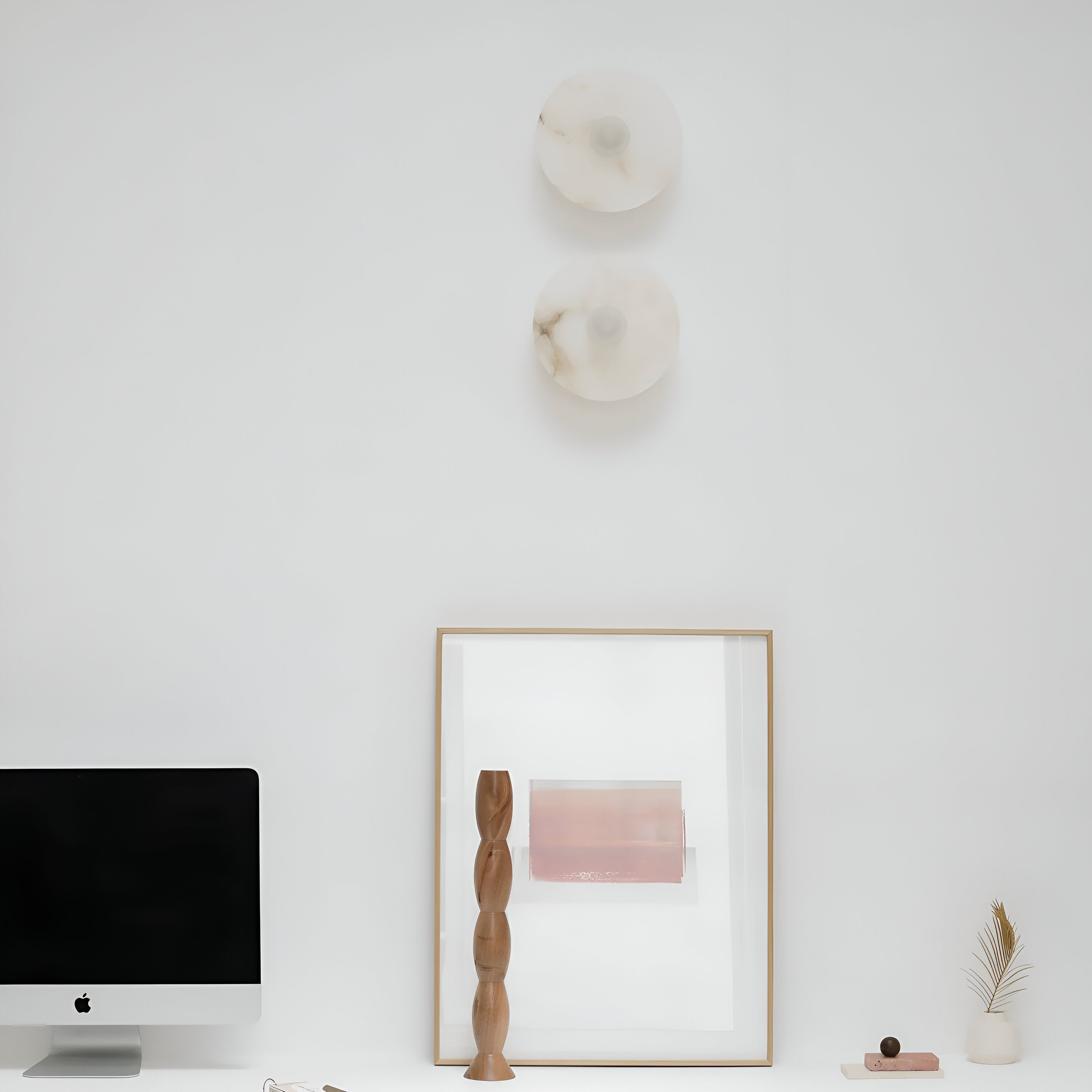 Nordic Alba Alabaster Wall Light