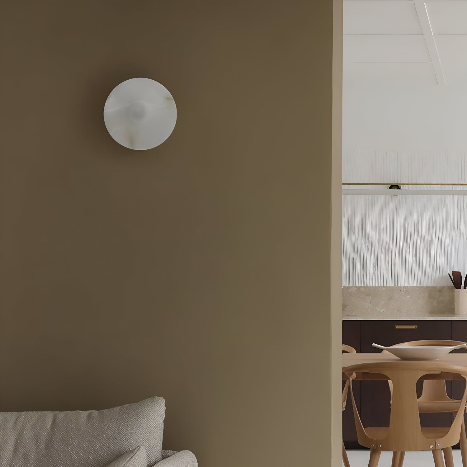 Nordic Alba Alabaster Wall Light