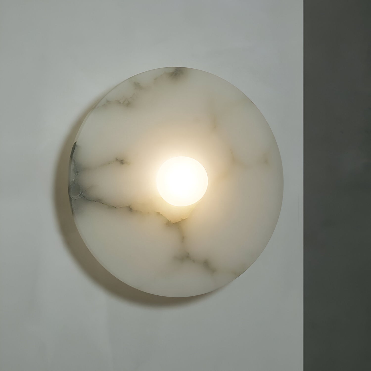 Nordic Alba Alabaster Wall Light
