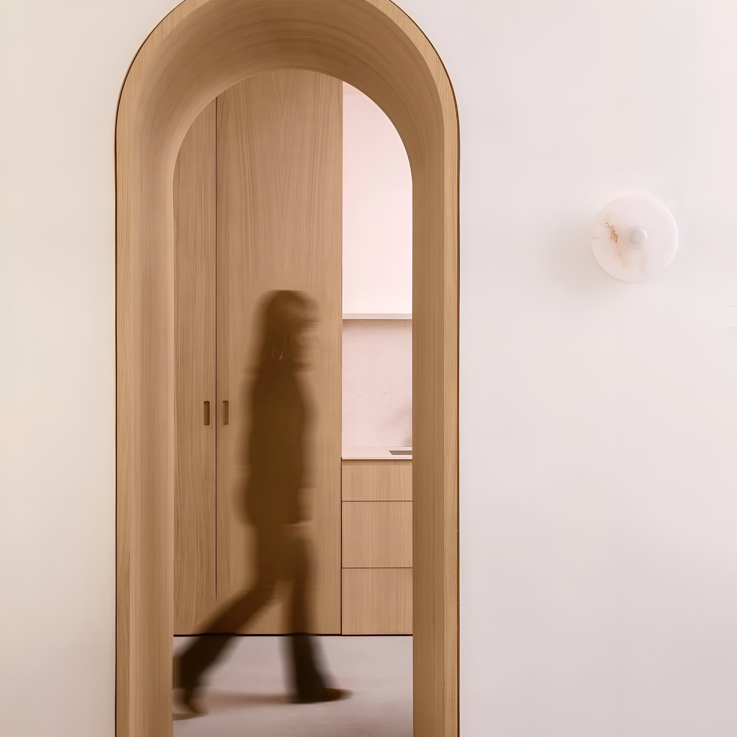 Nordic Alba Alabaster Wall Light