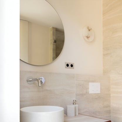 Nordic Alba Alabaster Wall Light