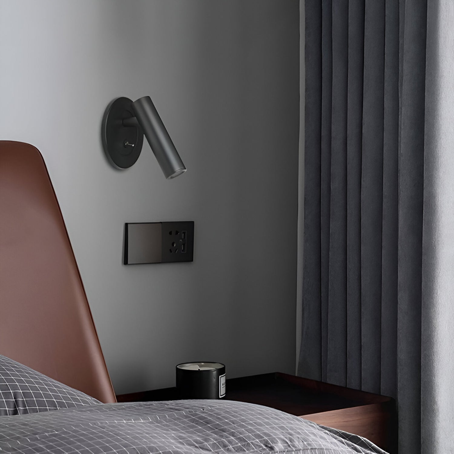 Nordic Aluminum Lampshade Scottie LED Wall Light