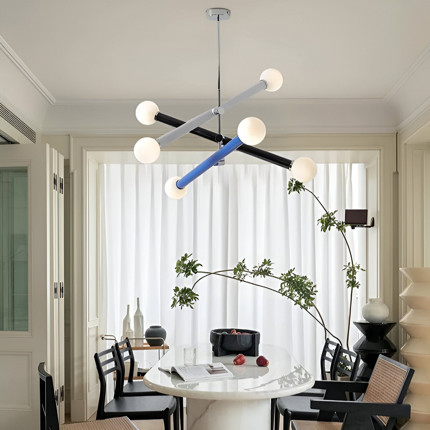 Nordic Colorful Glass Acrylic Taryn Pendant Light