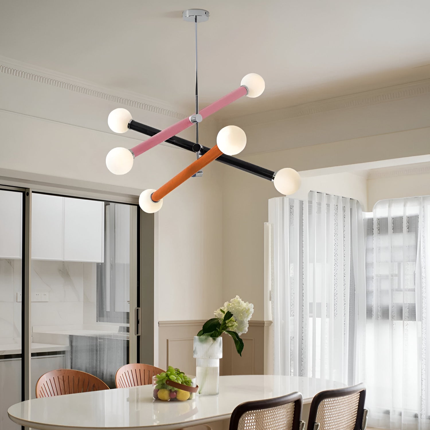 Nordic Colorful Glass Acrylic Taryn Pendant Light
