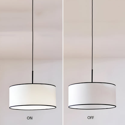 Nordic Cream Style Viena Fabric Pendant Light