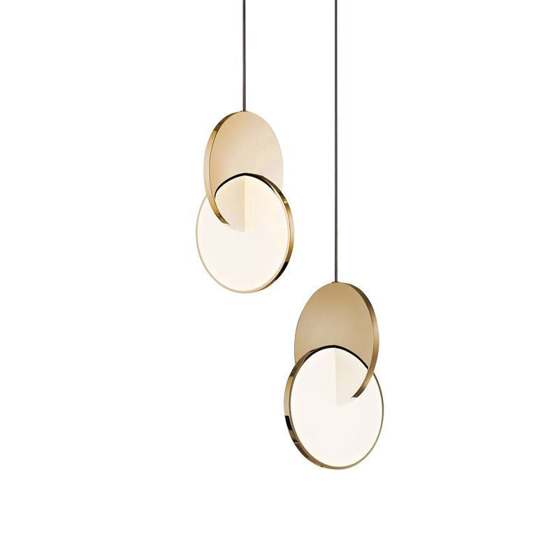 Nordic Double Round LED Pendant Lamp