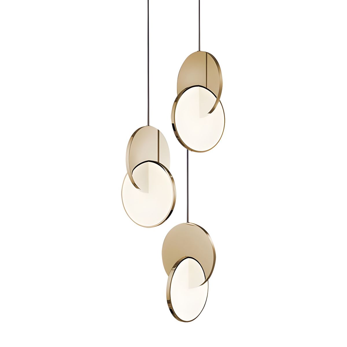 Nordic Double Round LED Pendant Lamp