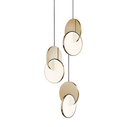 Nordic Double Round LED Pendant Lamp