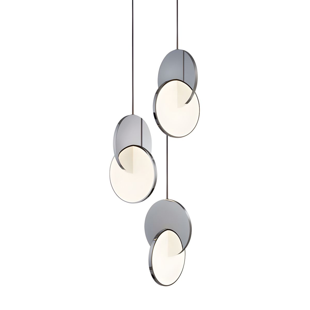 Nordic Double Round LED Pendant Lamp