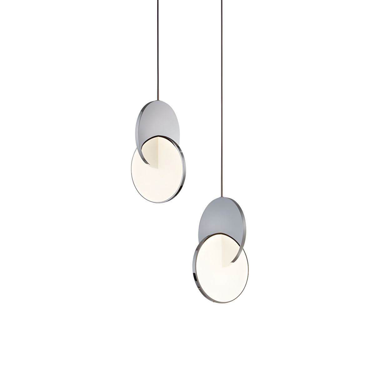 Nordic Double Round LED Pendant Lamp