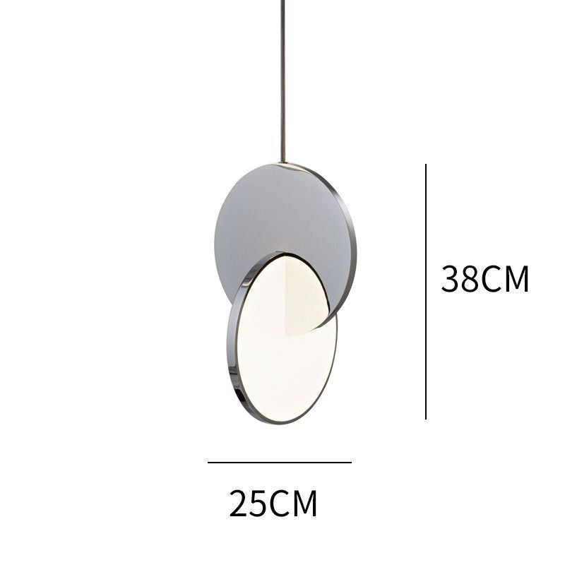 Nordic Double Round LED Pendant Lamp