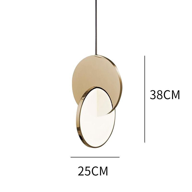 Nordic Double Round LED Pendant Lamp