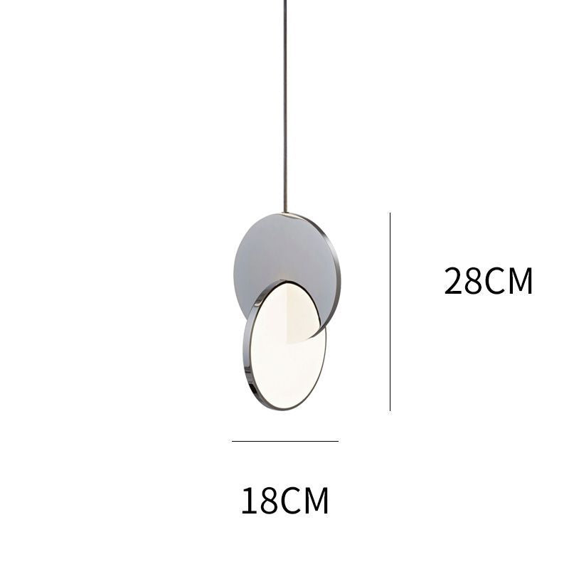 Nordic Double Round LED Pendant Lamp