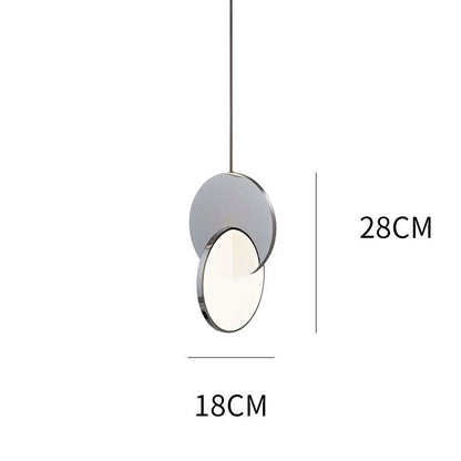 Nordic Double Round LED Pendant Lamp