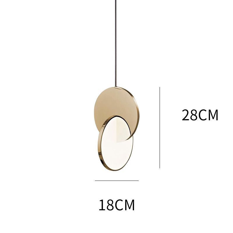 Nordic Double Round LED Pendant Lamp