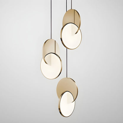 Nordic Double Round LED Pendant Lamp