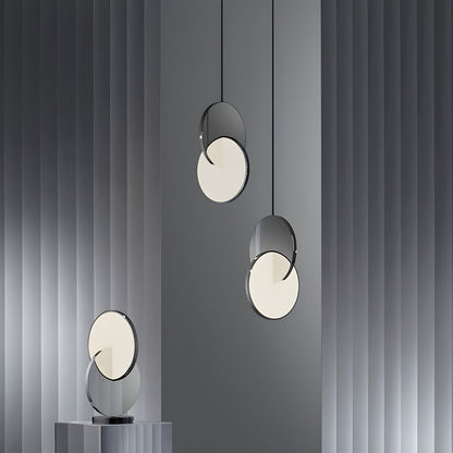 Nordic Double Round LED Pendant Lamp