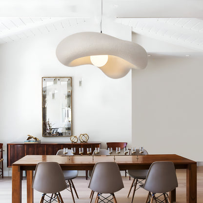 Japandi Cloud Wabi Sabi Textured Pendant Light