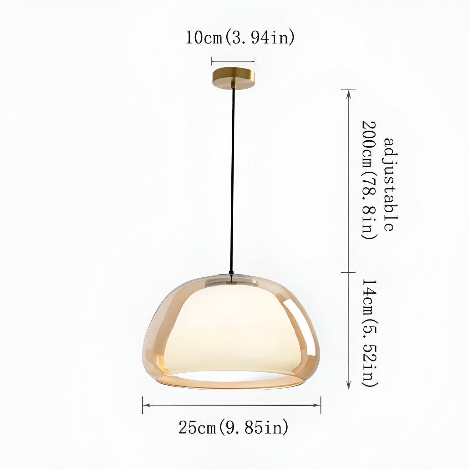 Nordic Jelly Glass Soho Pendant Light