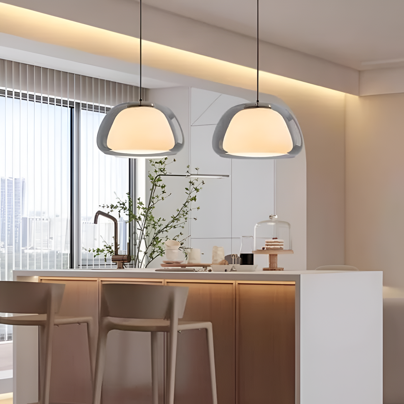 Nordic Jelly Glass Soho Pendant Light