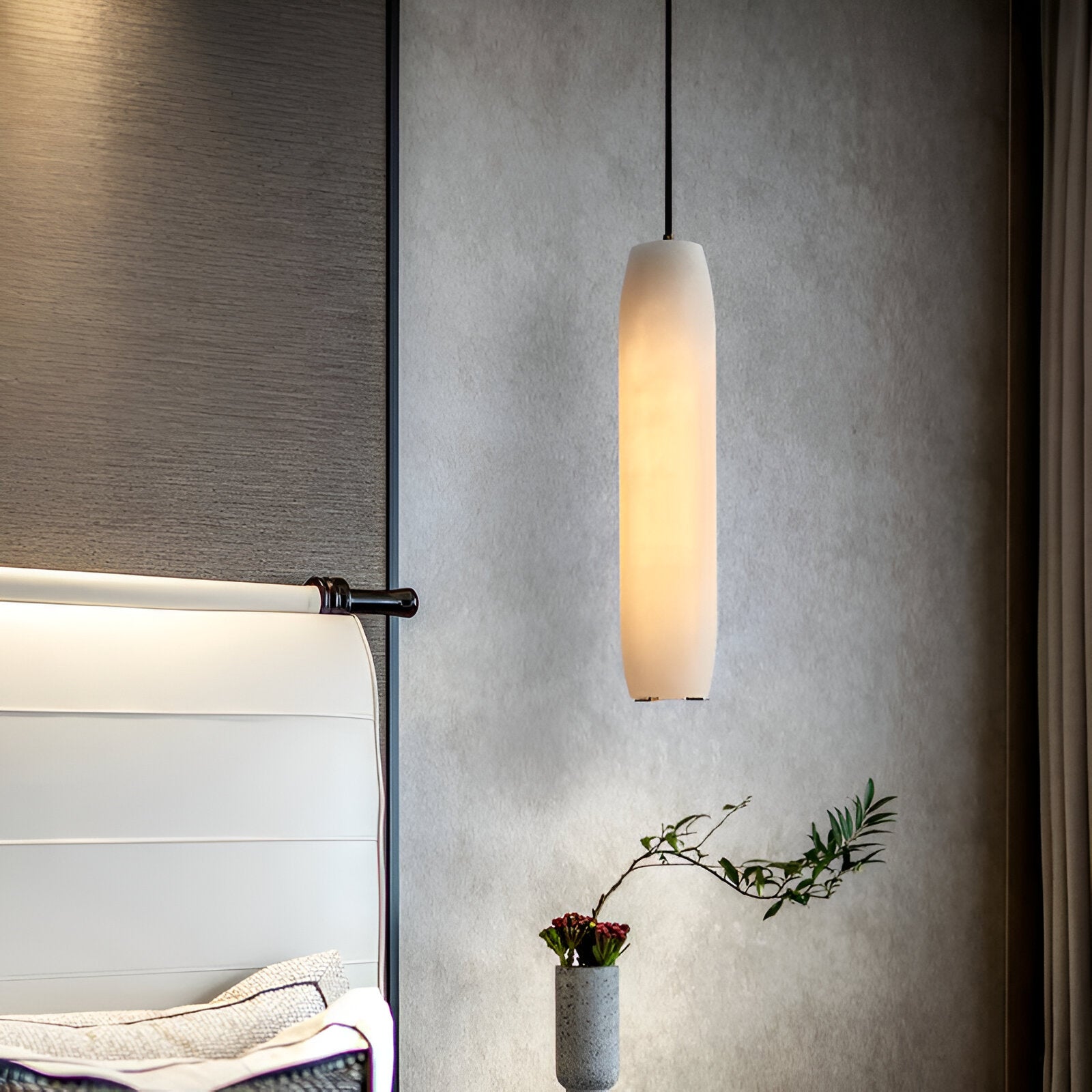 Nordic Luxury White Alabaster Pendant Light