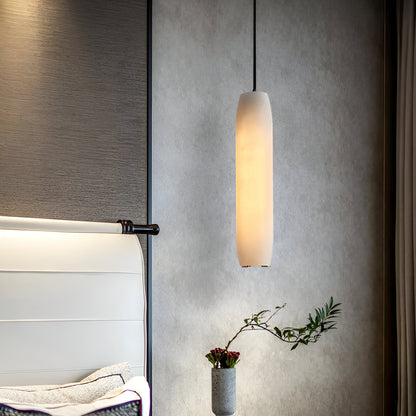 Nordic Luxury White Alabaster Pendant Light