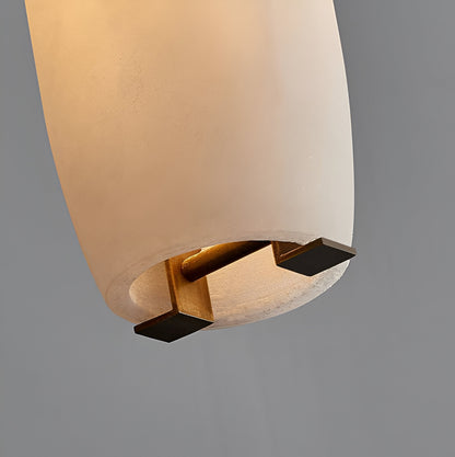 Nordic Luxury White Alabaster Pendant Light