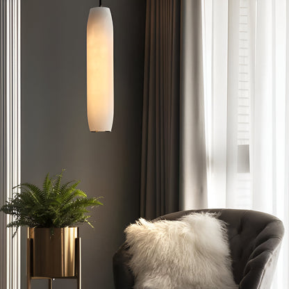 Nordic Luxury White Alabaster Pendant Light