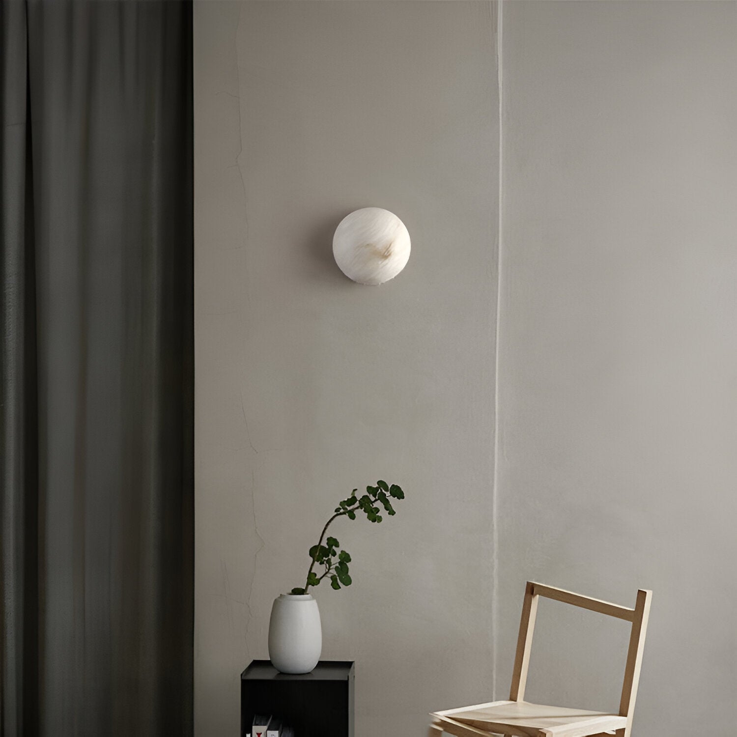 Nordic Marble Cloud Stone Wall Light