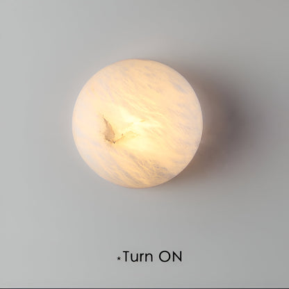 Nordic Marble Cloud Stone Wall Light