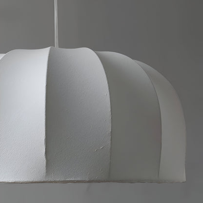 Japandi Modern Handmade Silk Pendant Light