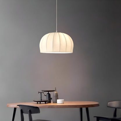 Japandi Modern Handmade Silk Pendant Light
