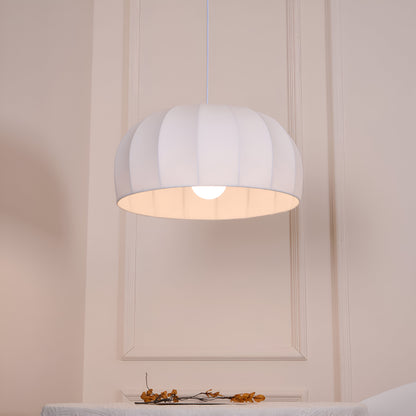 Japandi Modern Handmade Silk Pendant Light