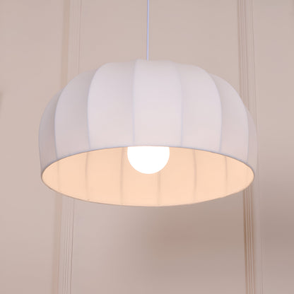 Japandi Modern Handmade Silk Pendant Light